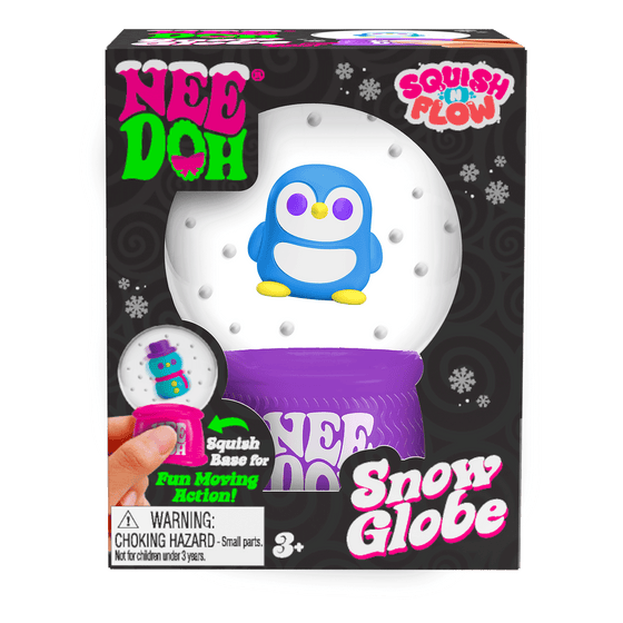 NeeDoh Squish N Flow Snow Globe S3LS